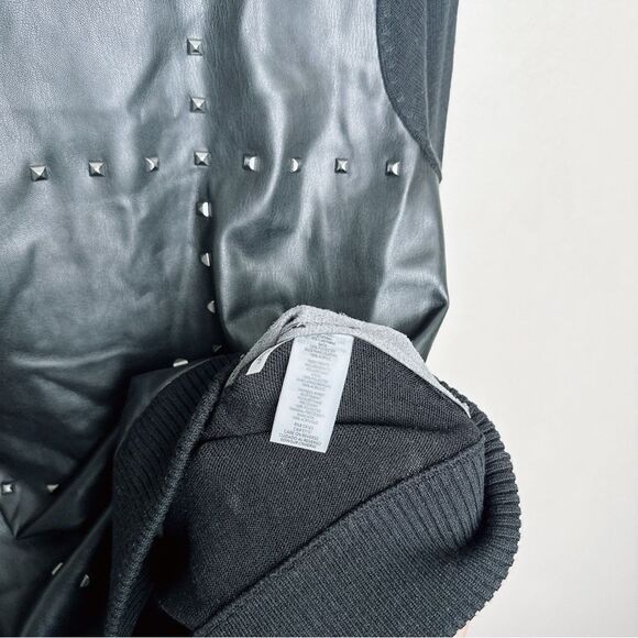 Karl Lagerfeld Womens Size Xsmall Spandex Mock Neck Studded Sweater - Picture 11 of 14